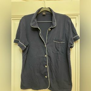 J Crew Short Sleeve Pajamas Set